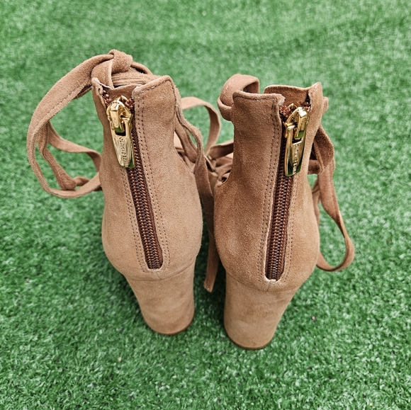 Vince Camuto Women's Lace-up Suede Heels - Picture 7 of 10